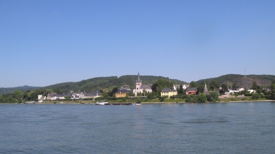 Panorama von Unkel am Rhein