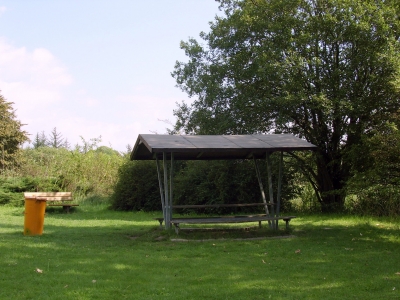 Eine Sitzecke am Sternberger See