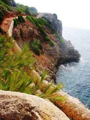Felsenklippe am Meer Mallorca`s