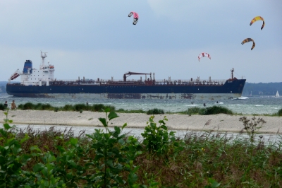 Kite-Surfen auf der Kieler Förde -7-