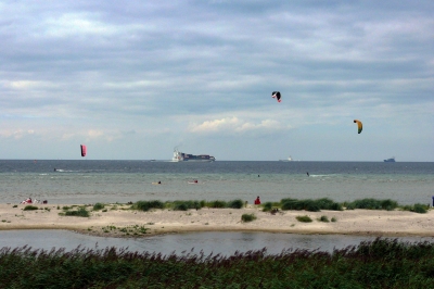 Kite-Surfen auf der Kieler Förde -9-