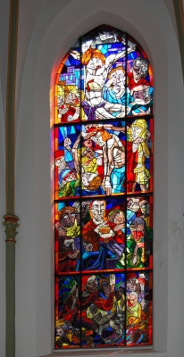 modernes Kirchenfenster