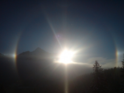 Sonne und Regenbögen Lenzerheide