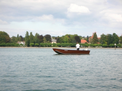 .. ein Boot auf dem Bodensee