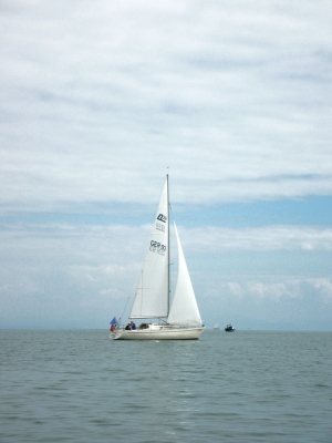 .. ein Segelboot auf dem Bodensee