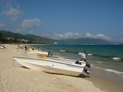 Strand in Sanya, Hainan/China