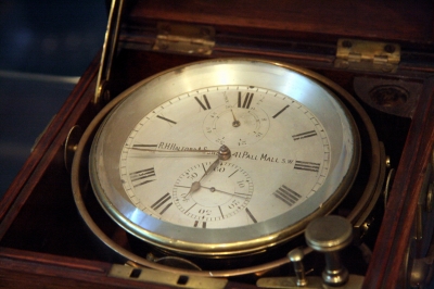 Schiffschronometer auf der Rickmer Rickmers
