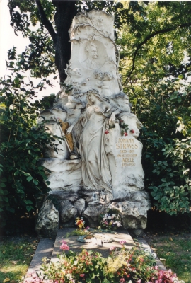 Wien - Zentralfriedhof - Ehrengrab Johann Strauß Sohn