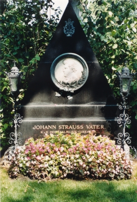 Wien - Zentralfiedhof - Ehrengrab Johann Strauß Vater