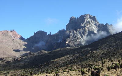 Mount Kenia  die drei höchsten...