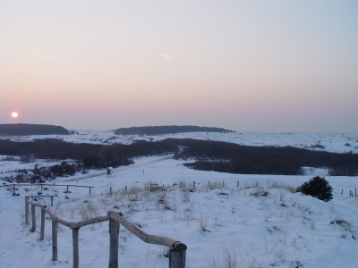 Holland mit Schnee