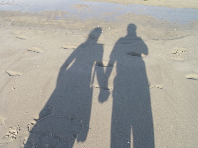 Schatten am Strand