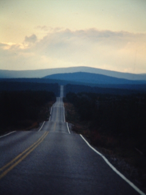 Straße nach Kilpisjärvi (E8)