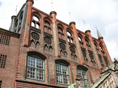 Lübeck Rathausfassade