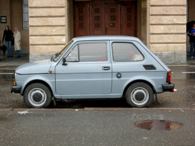 Polski Fiat 126p - gesehen in Stettin