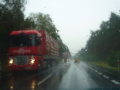 Sturzregen in Polen