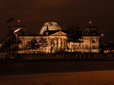 Stürmische Zeiten am Reichstagsgebäude