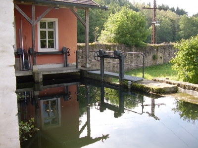 altes Wasserkraftwek in Kloster Veßra