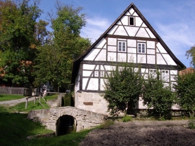 Alte Wassermühle in Kloster Veßra
