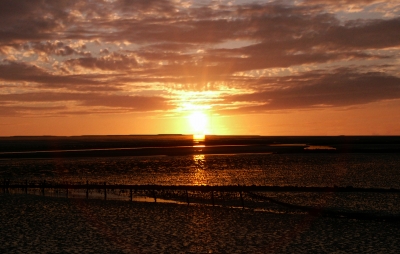 Abend an der Nordsee