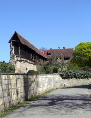 Mittelalterlicher Wehrgang auf Schloß/Kloster Bebenhausen