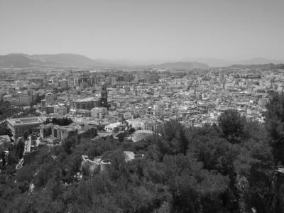 Skyline von Malaga