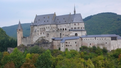 Burg in Vianden ( Luxenburg )