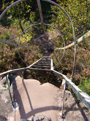 Aufstieg zum Hühnerstein