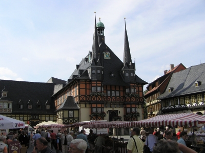 Markt in Wernigerode/Harz