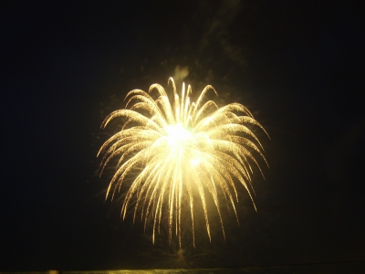 Feuerwerk mit Südseefeeling