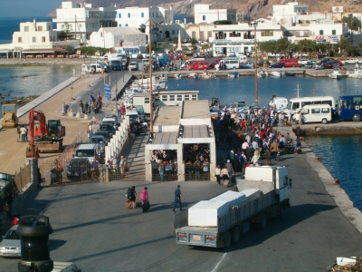 Fährhafen von Naxos