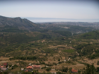 Blick auf Split von der Festung Klis