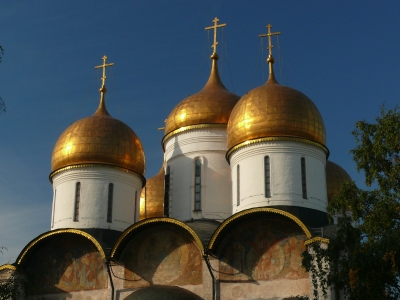 Die Mariä-Entschlafens-Kathedrale im Moskauer Kreml