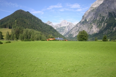 Blick über das Lammertal.