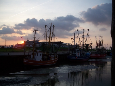 Abendstimmung am Kutterhafen