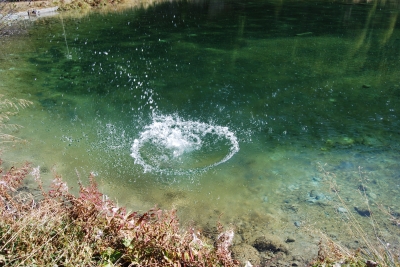 Bergsee, Spiel am Wasser