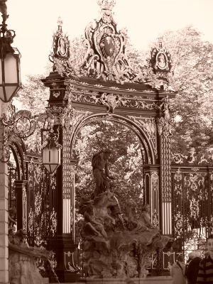 Brunnen auf dem Place Stanislas