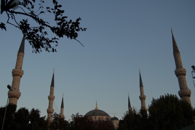 Minarett Sultan Ahmet Istanbul