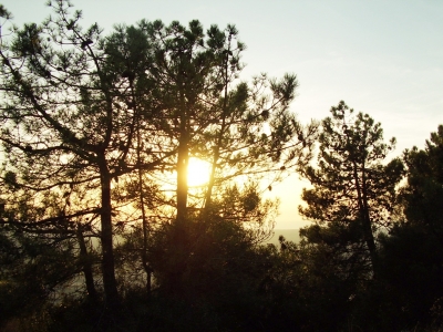 Sonnenuntergang in der Toscana