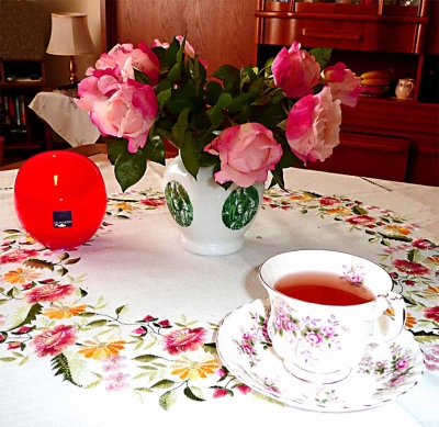 Teatime mit Rosen