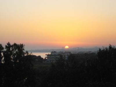 Sonnenaufgang über Heraklion/Kreta