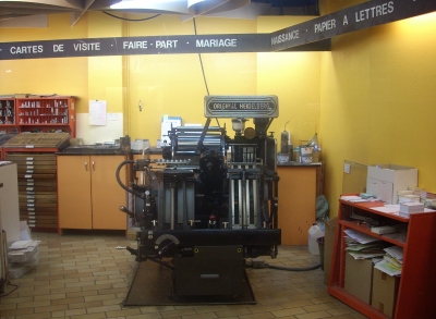Alte Heidelberger Druckmaschine