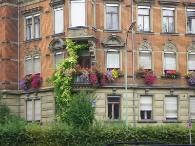Fassade in Würzburg