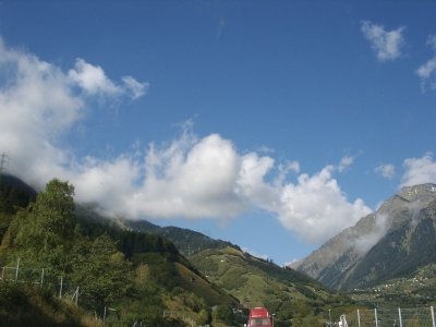 Auf der Schweizer Autobahn