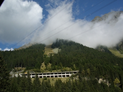 Auf der Schweizer Autobahn