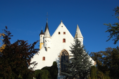 Westliche Ansicht der Burgkirche