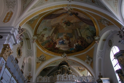 Kirchen-Gewölbe im Kloster Oberschönenfeld