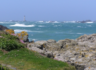 Leuchtturm vor Guernsey