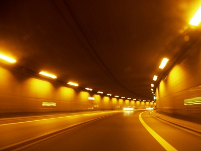 Tunneldurchfahrt
