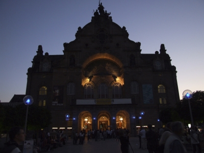 Nürnberger Oper in der Blauen Nacht